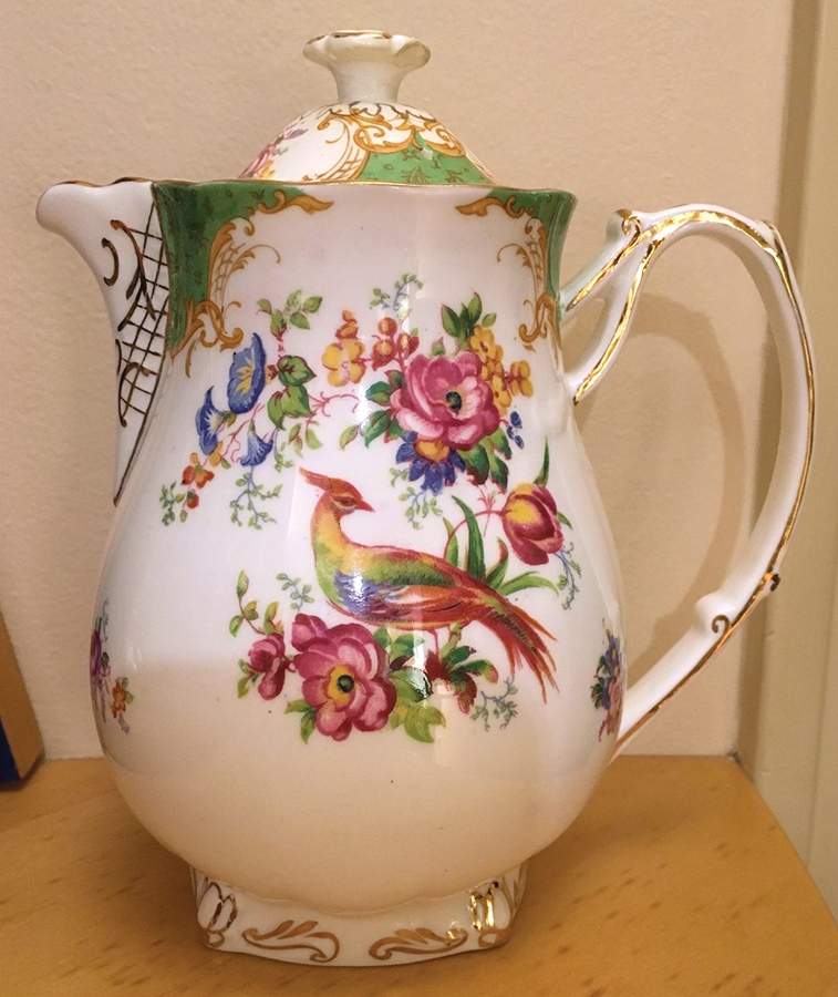 Rockingham Green Hot Water Jug & Lid by Paragon-1