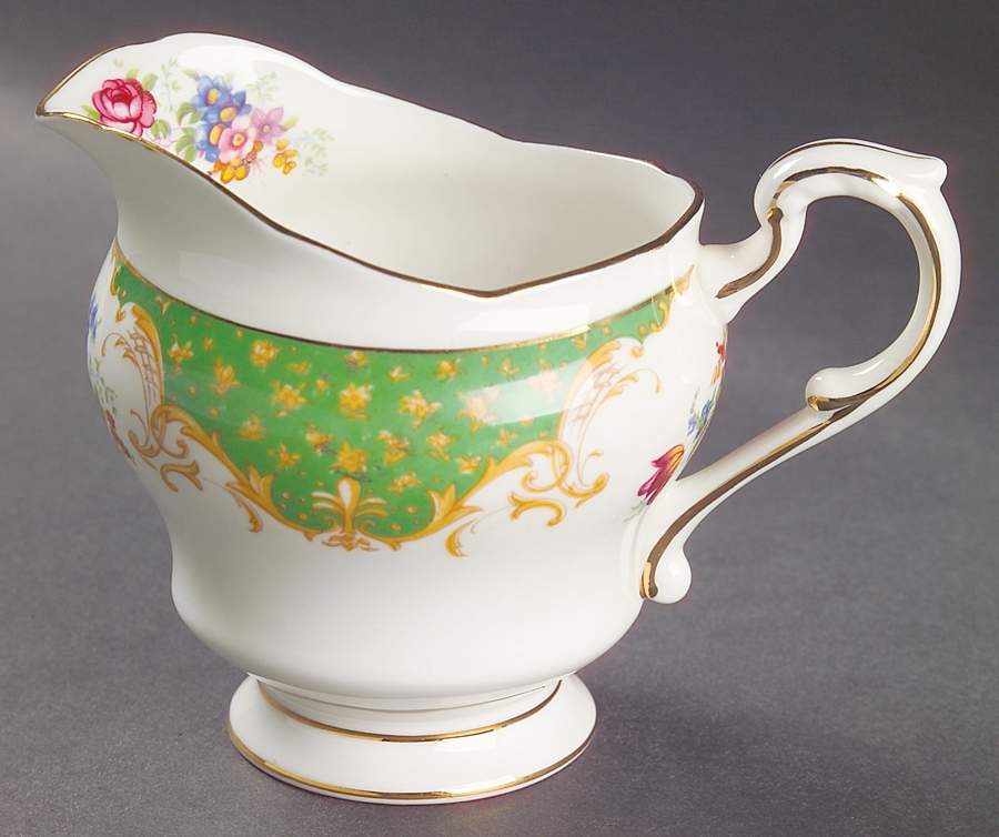 Rockingham Green Creamer by Paragon-1