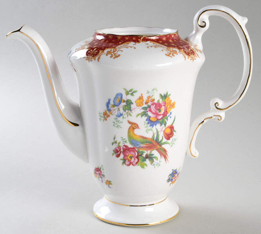 Rockingham Red Coffee Pot No Lid by Paragon-1