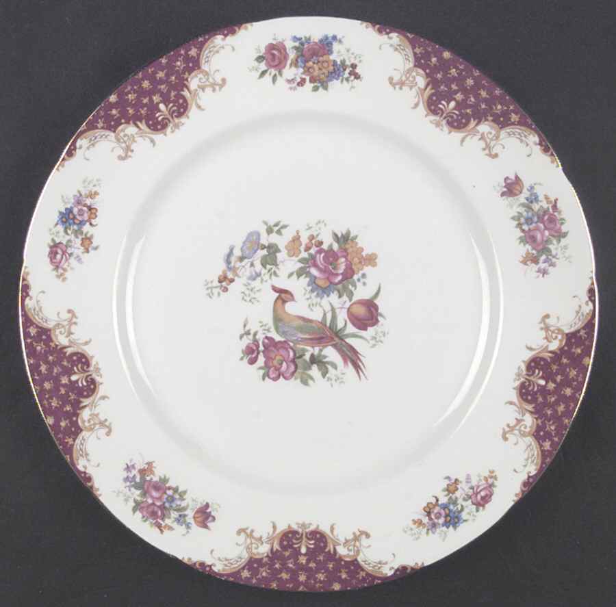 Rockingham Red Dinner Plate by Paragon-1