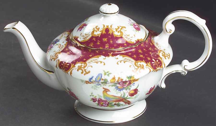 Rockingham Red Mini Teapot & Lid by Paragon-1