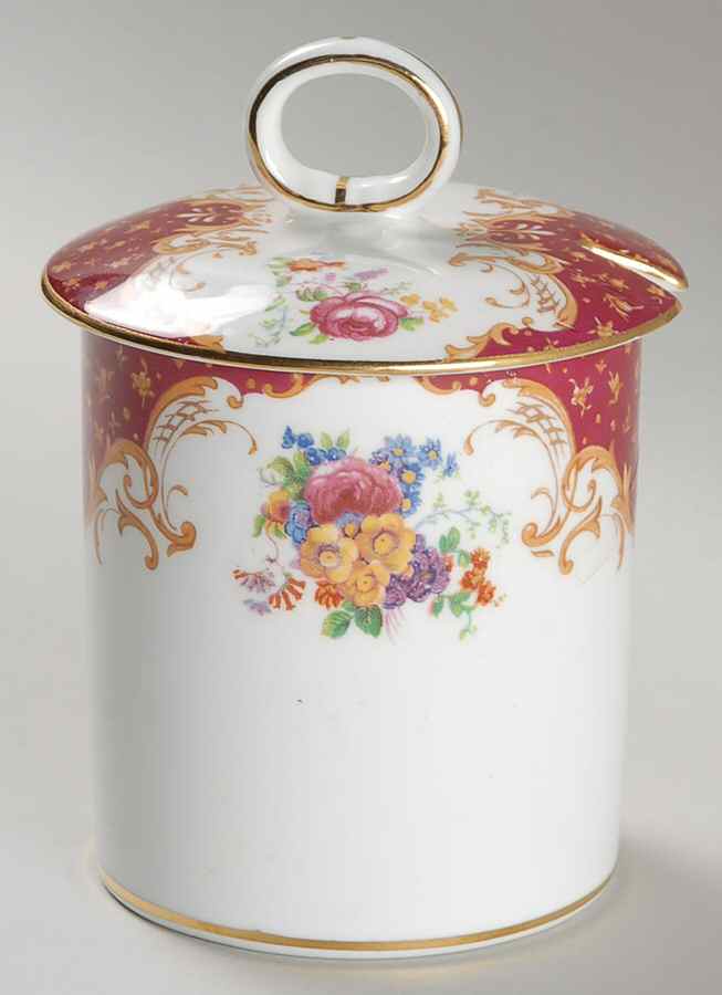 Rockingham Red Jam/Jelly & Lid by Paragon-1