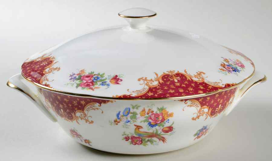 Rockingham Red Round Covered Vegetable by Paragon-1