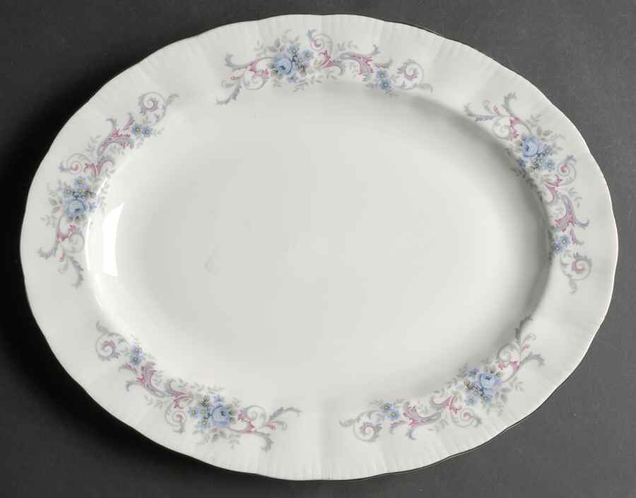 Romance 13" Oval Serving Platter by Paragon-1