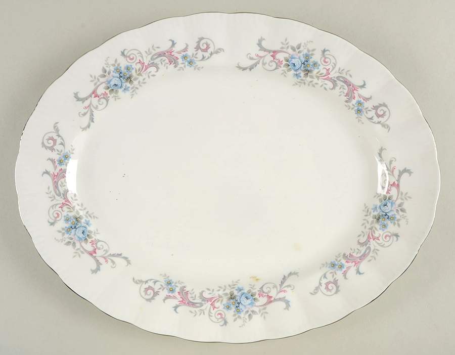 Romance 13" Oval Serving Platter by Paragon-1