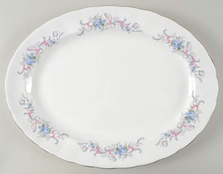 Romance 16" Oval Serving Platter by Paragon-1