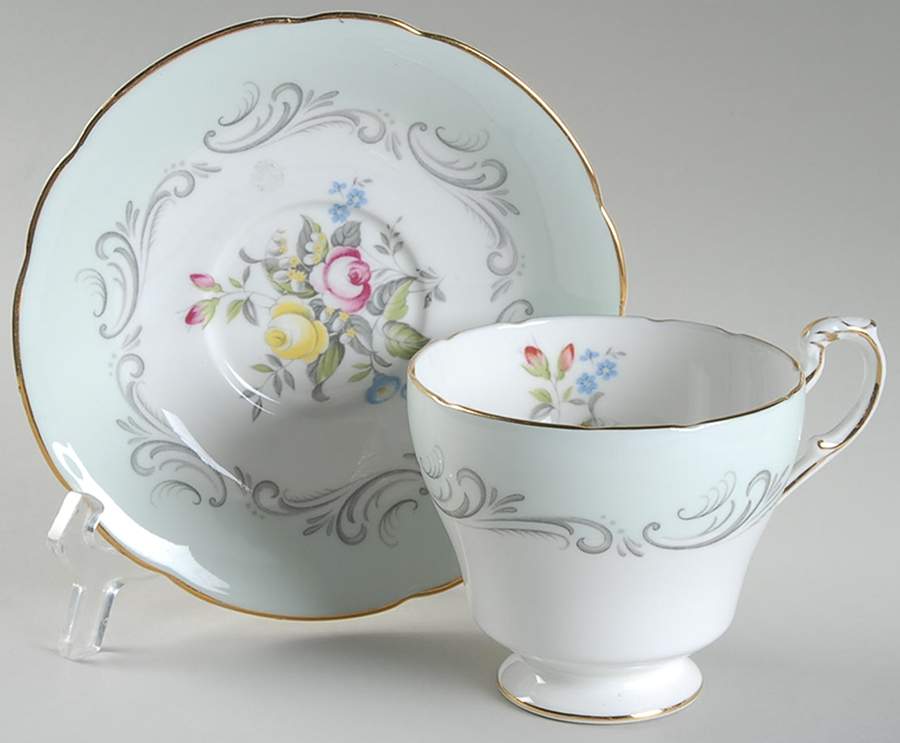 Romance Footed Cup & Saucer Set by Paragon-1