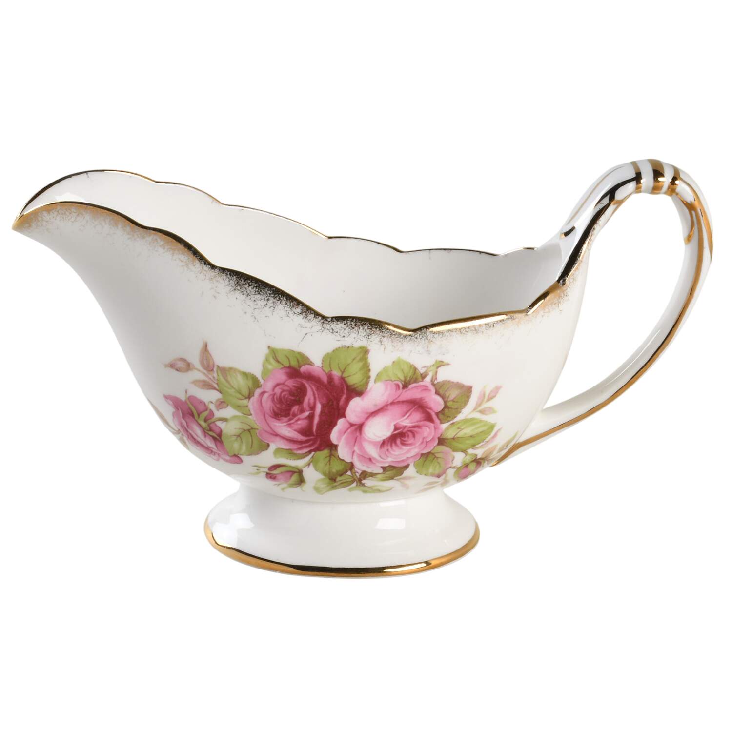 Rosebud Gravy Boat by Paragon-1
