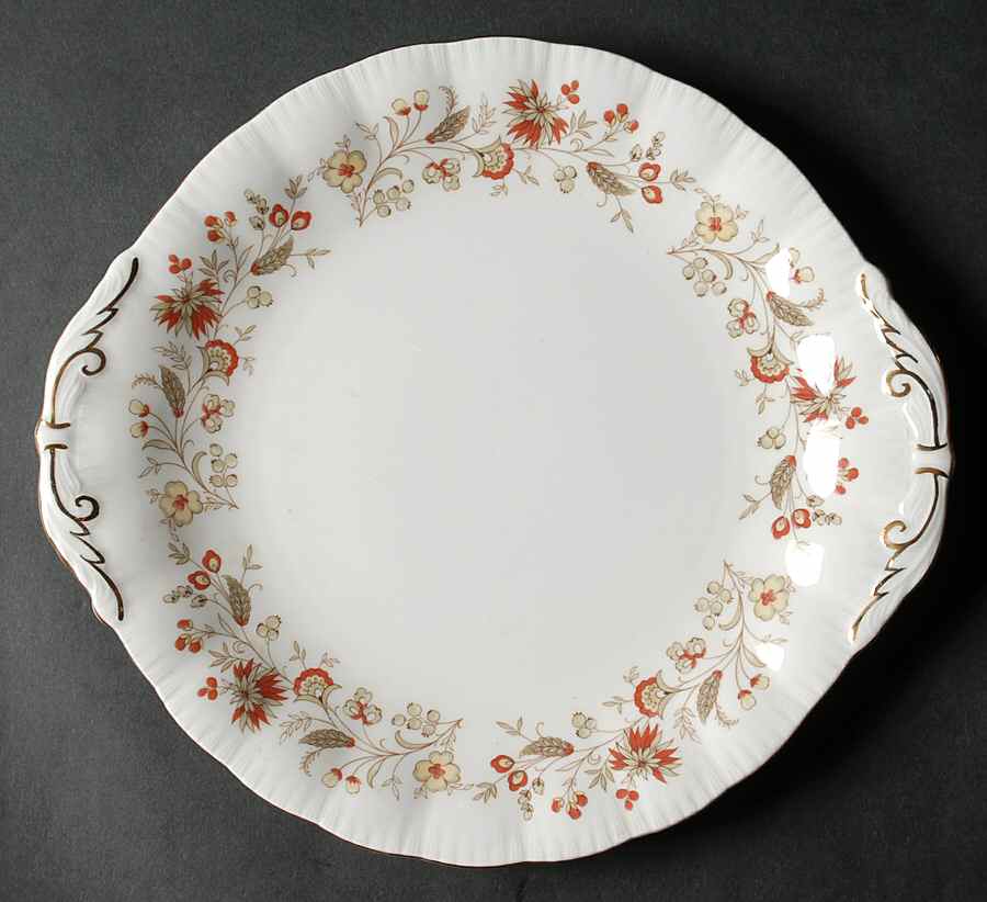 Seville (Flowers) Handled Cake Plate by Paragon-1
