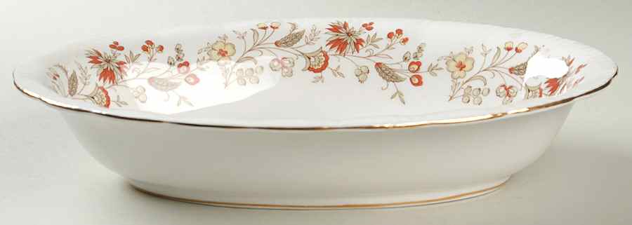 Seville (Flowers) 10" Oval Vegetable Bowl by Paragon-1