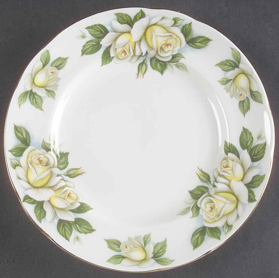 Six World Famous Roses (Older) Bread & Butter Plate by Paragon-1