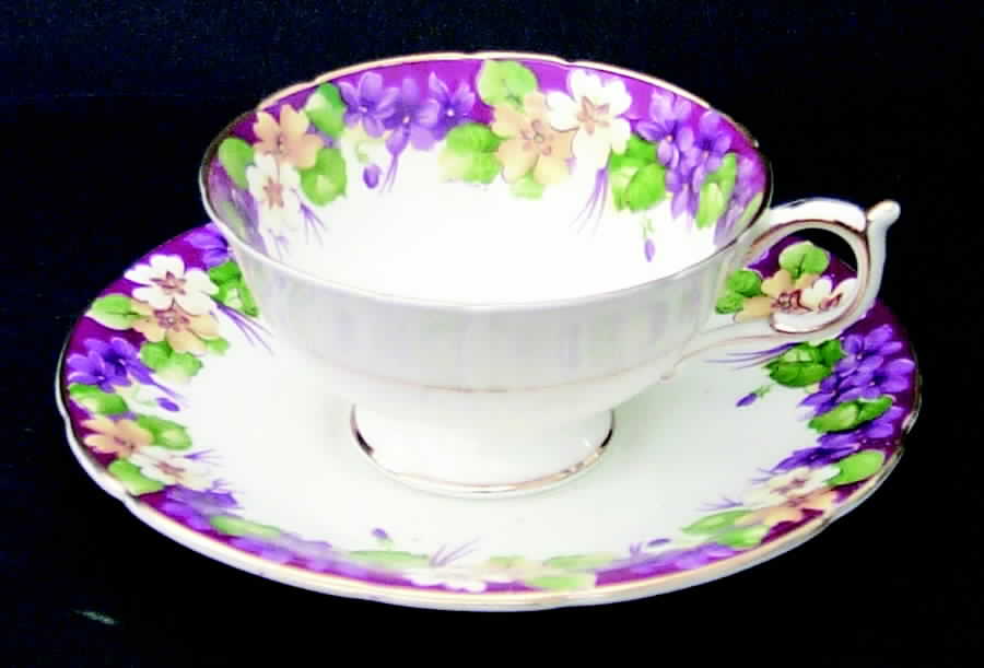 Spring Melody Footed Cup & Saucer Set by Paragon-1