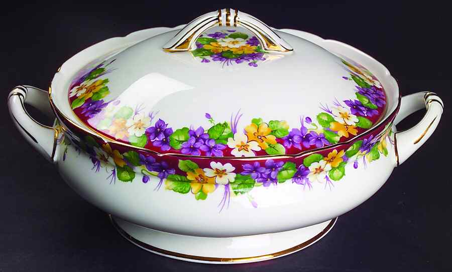 Spring Melody Round Covered Vegetable by Paragon-1
