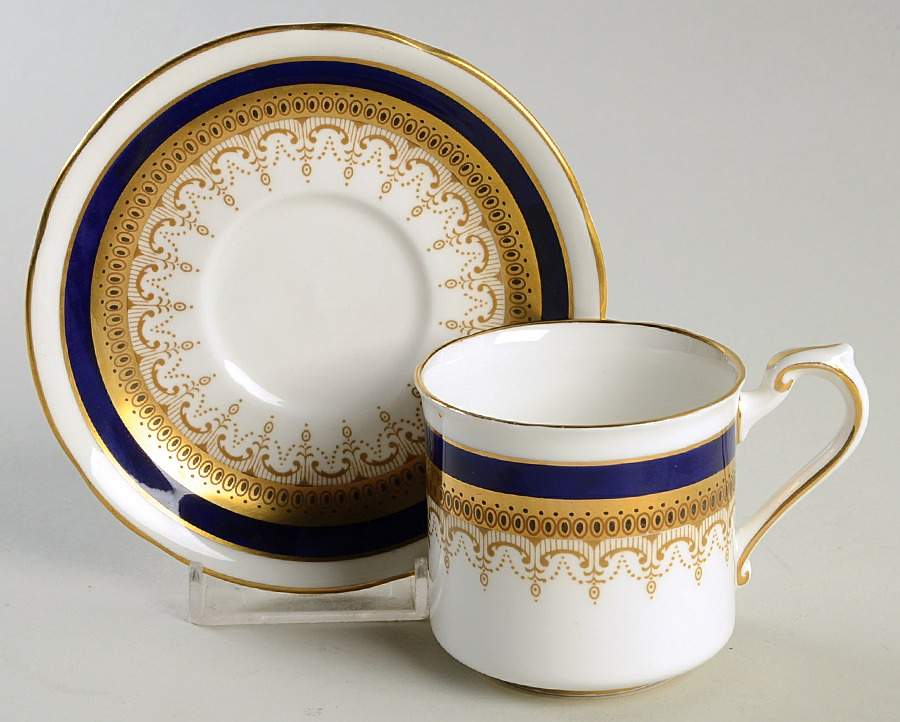 Stirling Flat Demitasse Cup & Saucer Set by Paragon-1