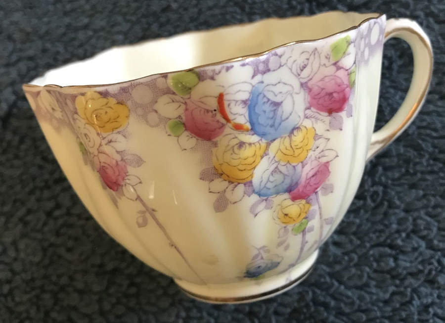 Summer Roses (White Background) Footed Cup by Paragon-1