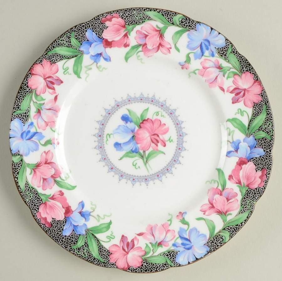 Sweet Pea Bread & Butter Plate by Paragon-1