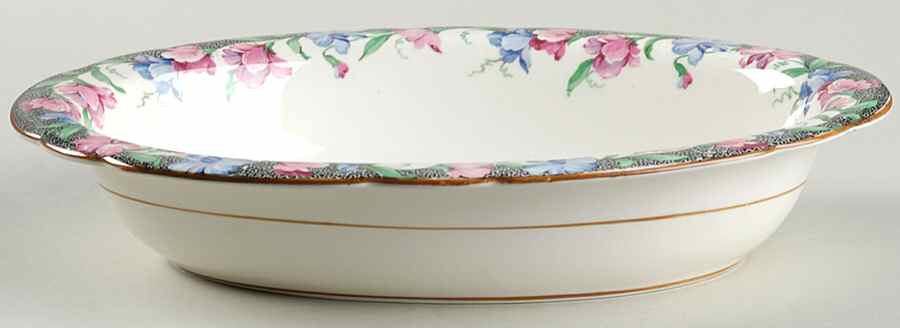 Sweet Pea 10" Oval Vegetable Bowl by Paragon-1