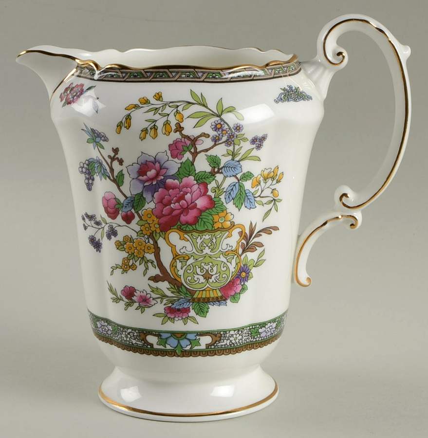 Tree of Kashmir (Gold Trim, Scalloped) 16 Oz Pitcher by Paragon-1