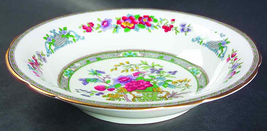 Tree of Kashmir (Gold Trim, Scalloped) 9" Round Vegetable Bowl by Paragon-1