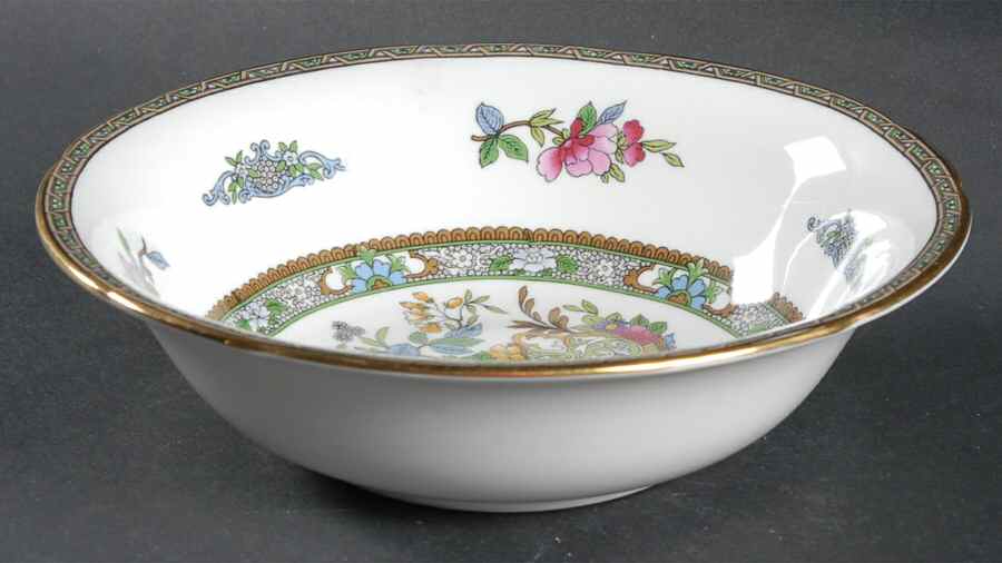 Tree of Kashmir (Gold Trim, Scalloped) Coupe Cereal Bowl by Paragon-1
