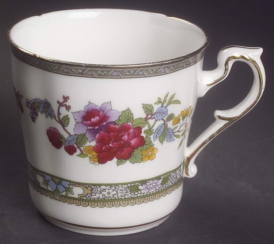 Tree of Kashmir (Gold Trim, Scalloped) Mug by Paragon-1