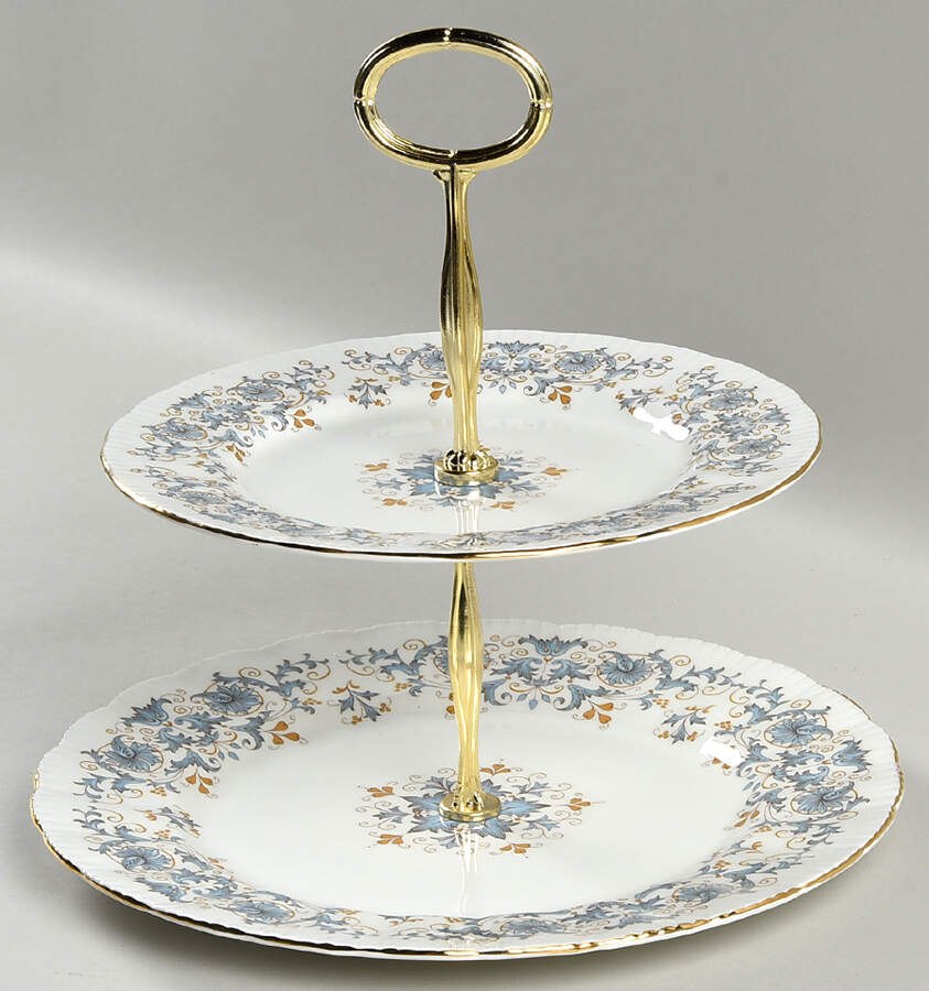 Tuscany 6 5/8"-10"  2 Tiered Serving Tray (Dp, Sp) HC by Paragon-1