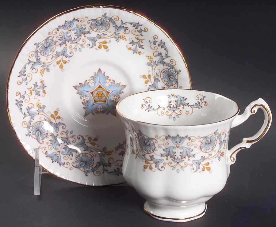 Tuscany Footed Cup & Saucer Set by Paragon-1