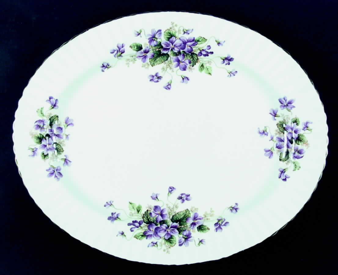 Valentine (Royal Shape) 14" Oval Serving Platter by Paragon-1