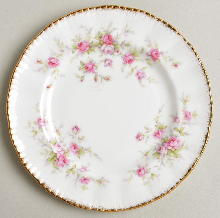 Victoriana Rose Bread & Butter Plate by Paragon-1