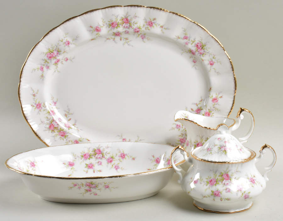 Victoriana Rose 5 Piece Hostess Set by Paragon-1