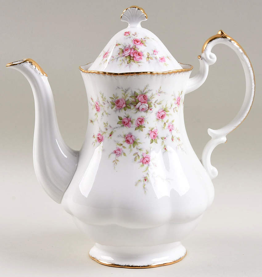 Victoriana Rose Coffee Pot & Lid by Paragon-1