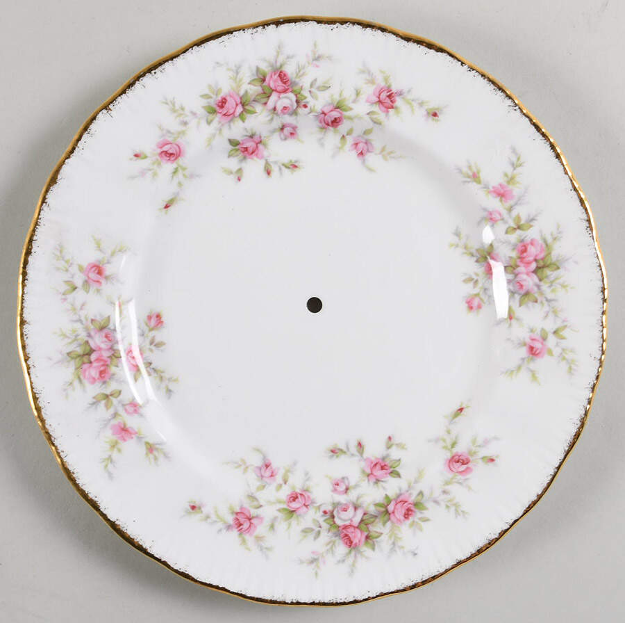 Victoriana Rose Salad Plate for 2-Tiered Serving Tray by Paragon-1