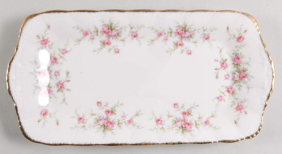 Victoriana Rose Large Sandwich Tray by Paragon-1