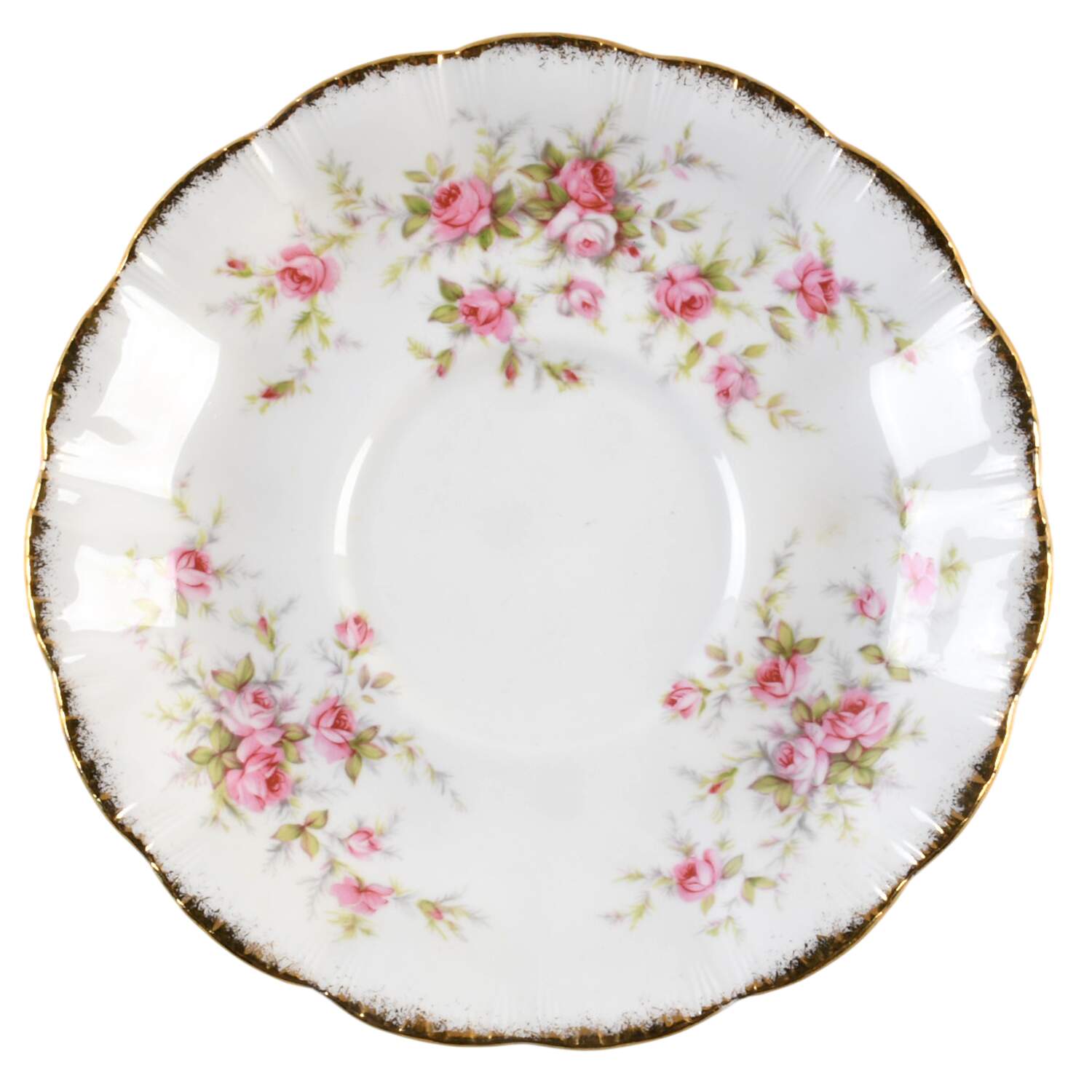 Victoriana Rose Saucer for Cream Soup Bowl by Paragon-1