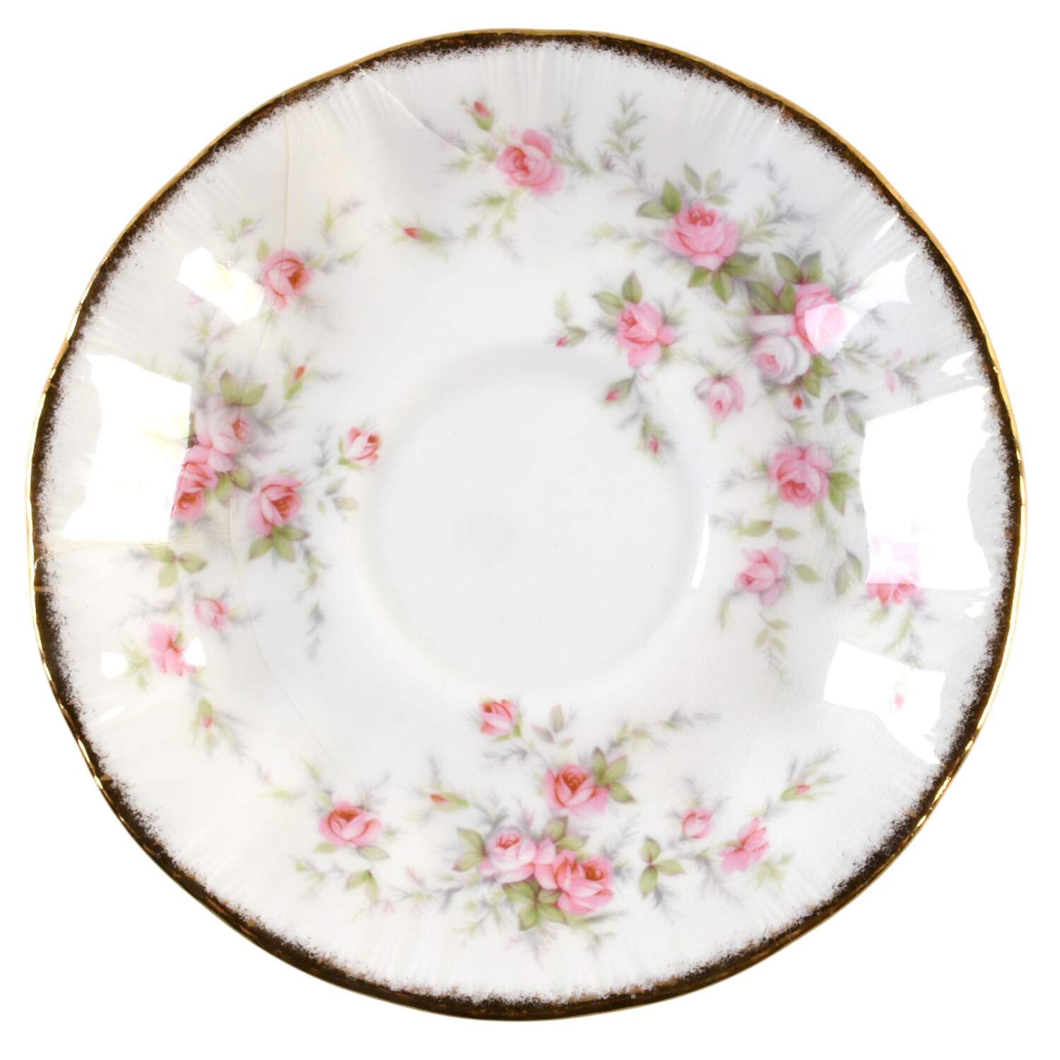 Victoriana Rose Saucer by Paragon-1