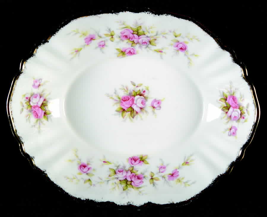 Victoriana Rose Oval Sweet Meat Dish by Paragon-1