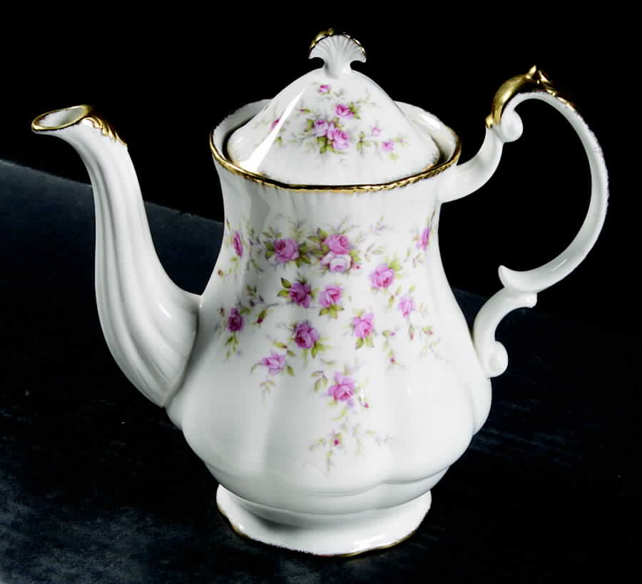Victoriana Rose Small Coffee Pot & Lid by Paragon-1