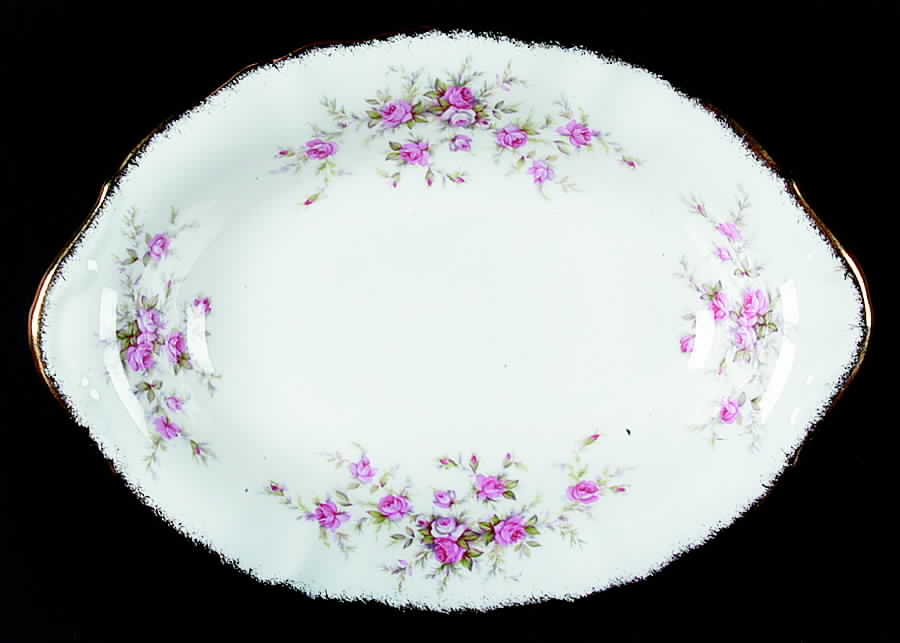 Victoriana Rose Oval Supper Tray by Paragon-1