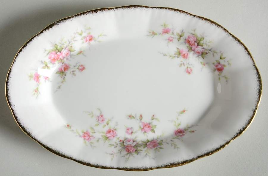 Victoriana Rose Tray for Mini Creamer & Open Sugar by Paragon-1
