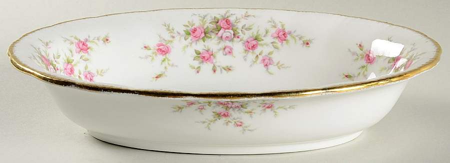 Victoriana Rose 10" Oval Vegetable Bowl by Paragon-1