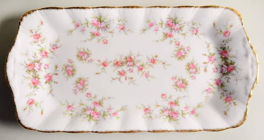 Victoriana Rose 12" Sandwich Tray by Paragon-1