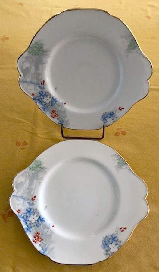 Woodland Bluebell Handled Cake Plate by Paragon-1