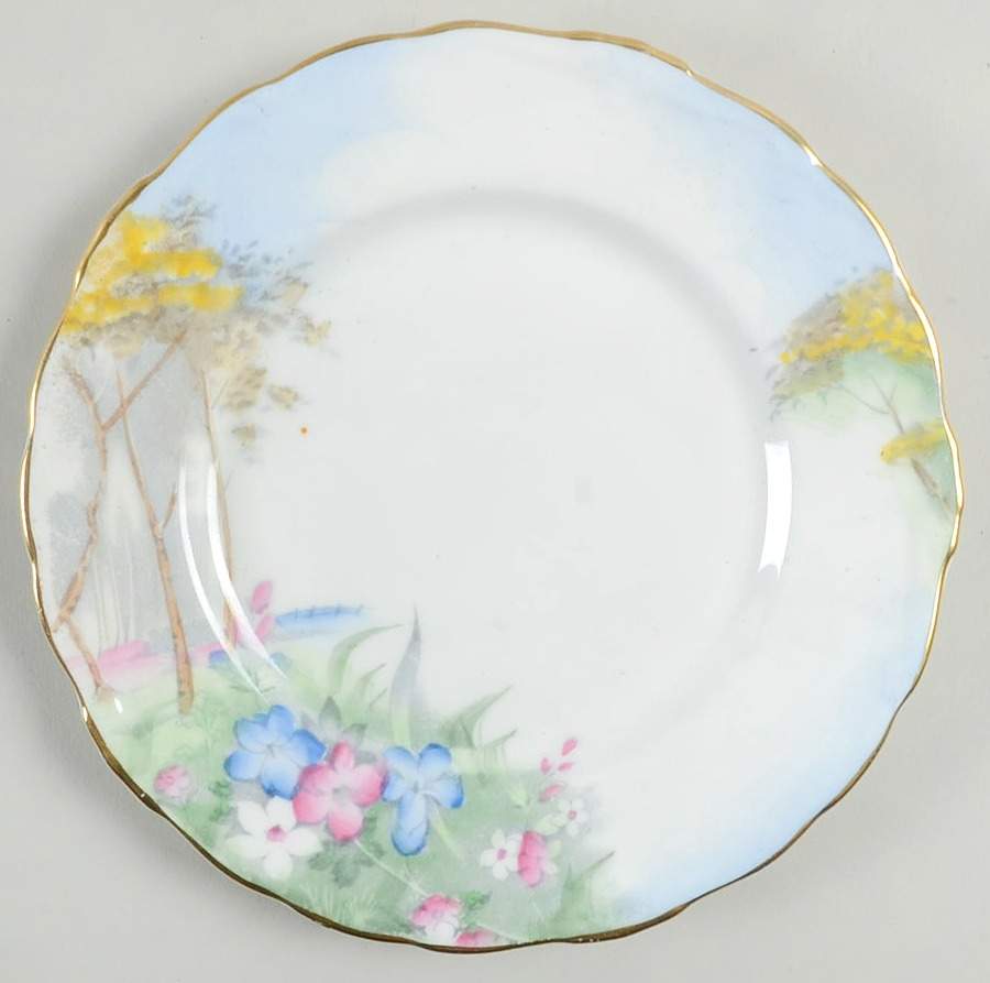 Woodland Bluebell Bread & Butter Plate by Paragon-1