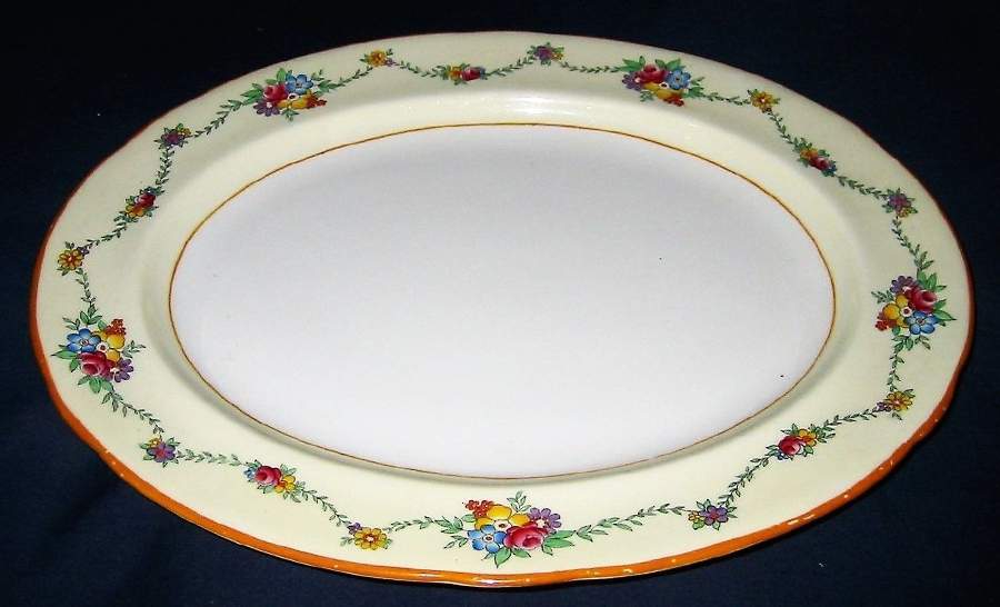 York 11" Oval Serving Platter by Paragon-1