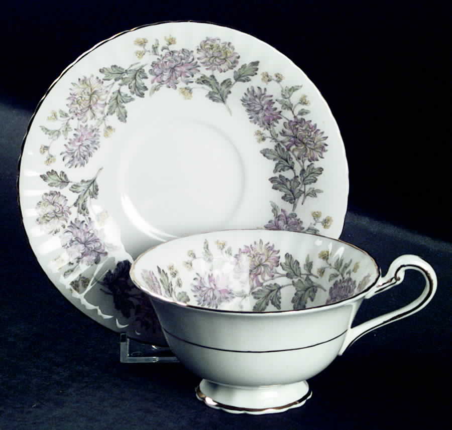 Z1264 Footed Cup & Saucer Set by Paragon-1
