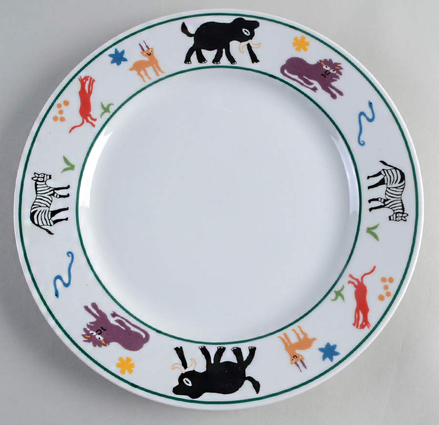Safari Dinner Plate by Pottery Barn China-1