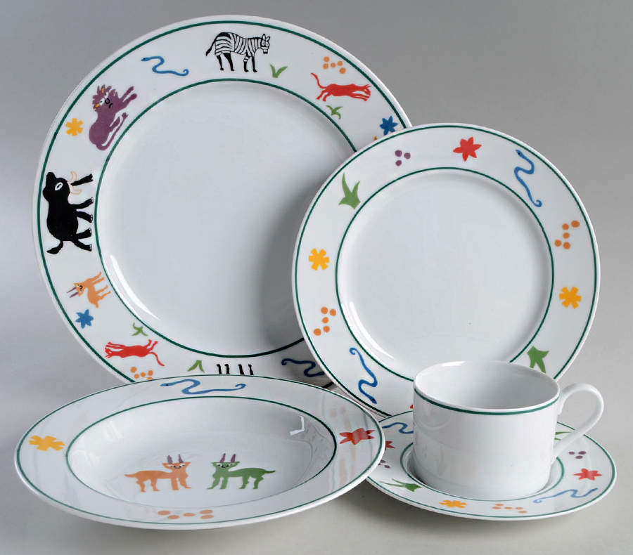 Safari 5 Piece Place Setting by Pottery Barn China-1