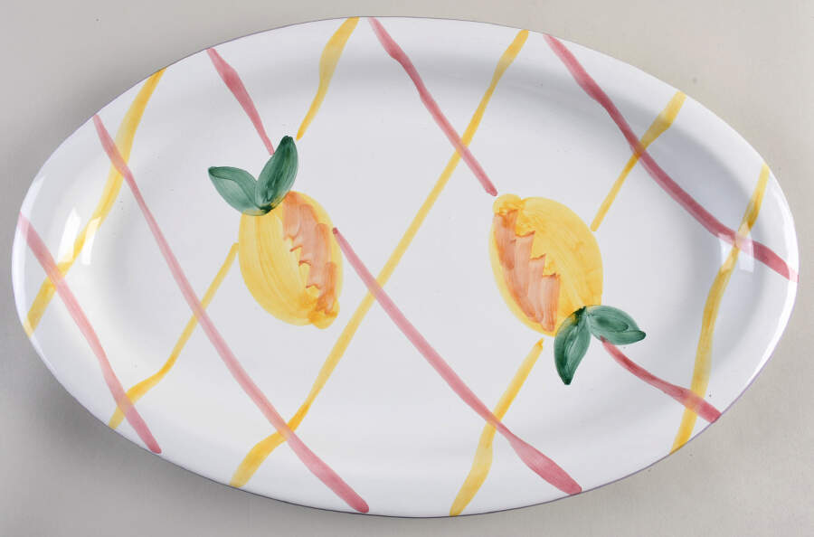 Sunnyside 18" Oval Serving Platter by Pottery Barn China-1