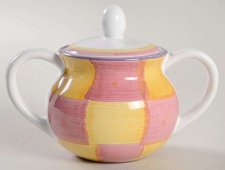 Sunnyside Sugar Bowl & Lid by Pottery Barn China-1