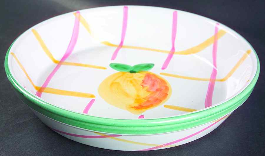 Sunnyside Pie Serving Plate by Pottery Barn China-1